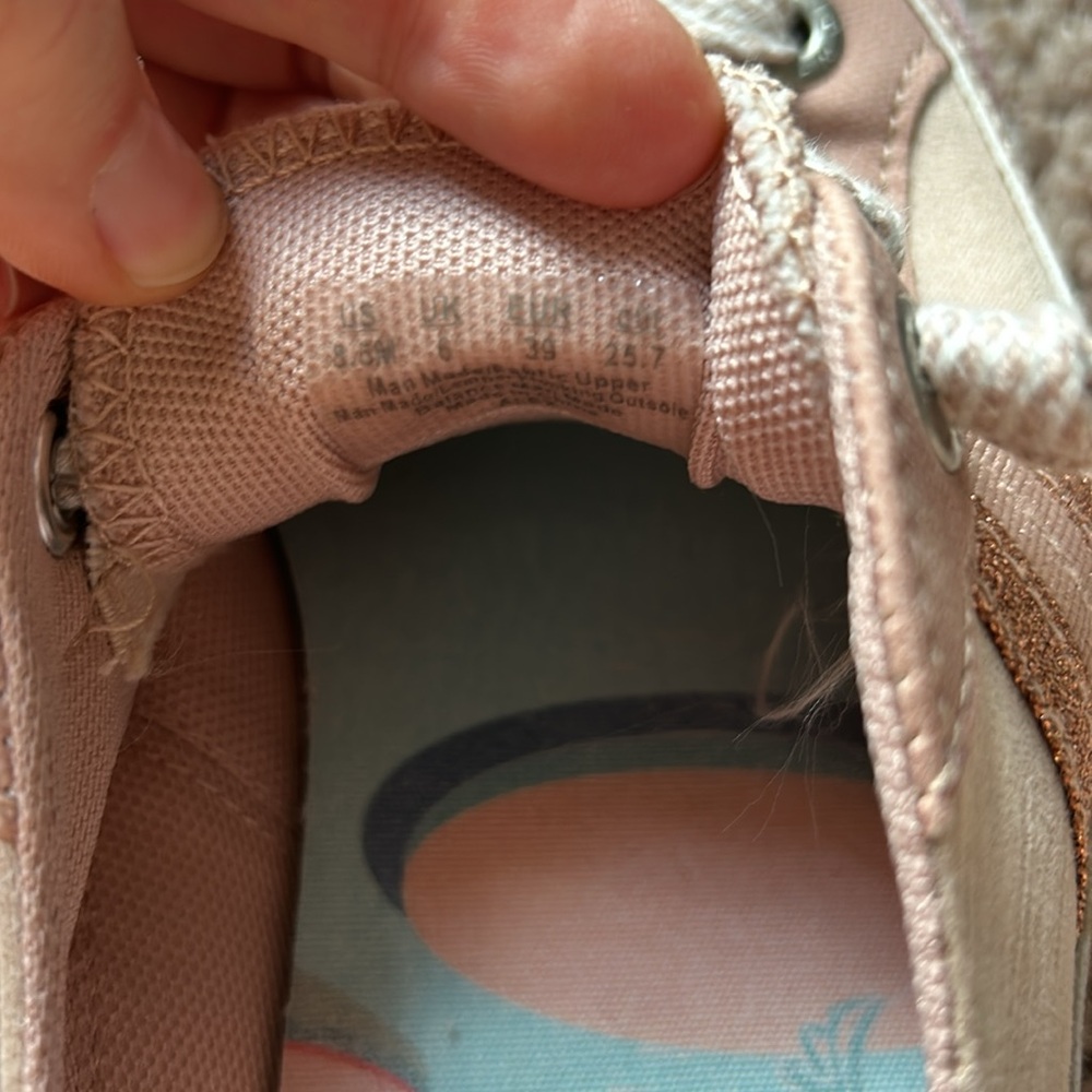 Blowfish Rose Gold Sneakers, 8.5 - Picture 3 of 5